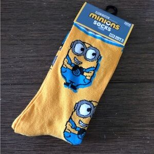 Minions novelty men’s crew socks